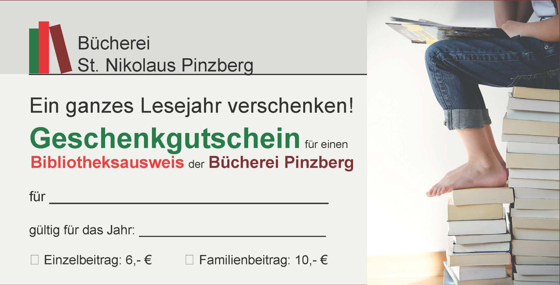 Geschenkgutschein Leseausweis